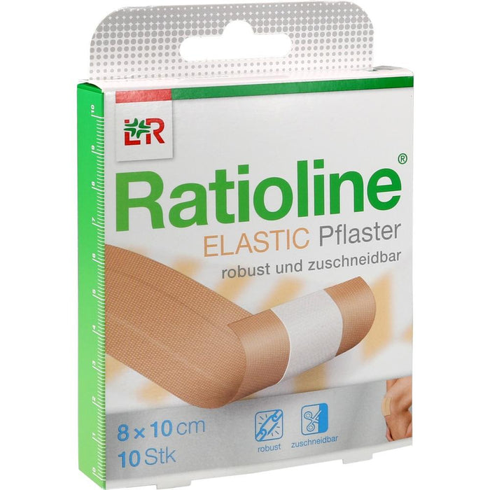Ratioline Elastic Plaster 8x10 cm 10 pcs