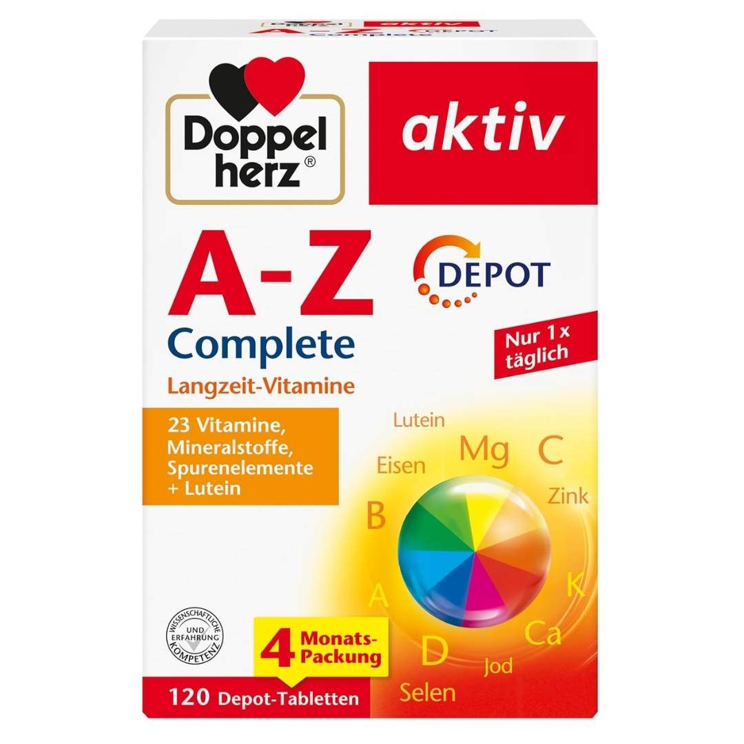 vitamin 2点 Doppelherz A-Z Depot Vitamins & Minerals 120 pcs – VicNic.com