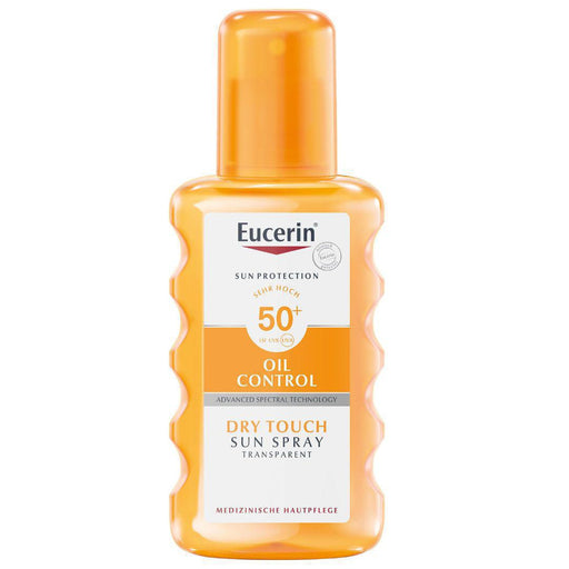 Eucerin Oil Control Body Sun Spray SPF 50+ is a very high, nourishing sun protection for the body with easy application. The sun protection spray with a fast-absorbing texture, also for sensitive and acne-prone skin. Recommended for sports, for going to the beach and sun protection. VicNic.com
