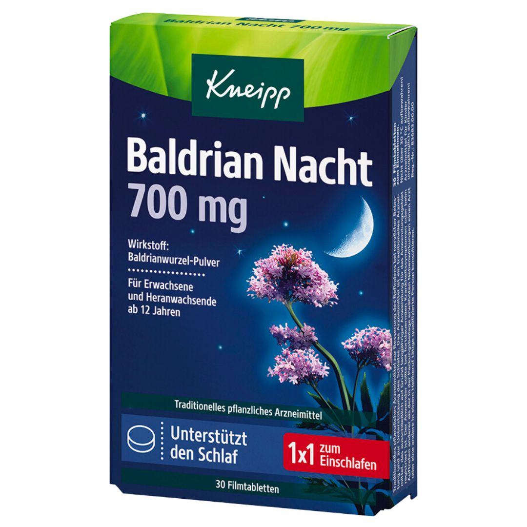 Kneipp Valerian Night 700 mg Coated Tablet - Herbs