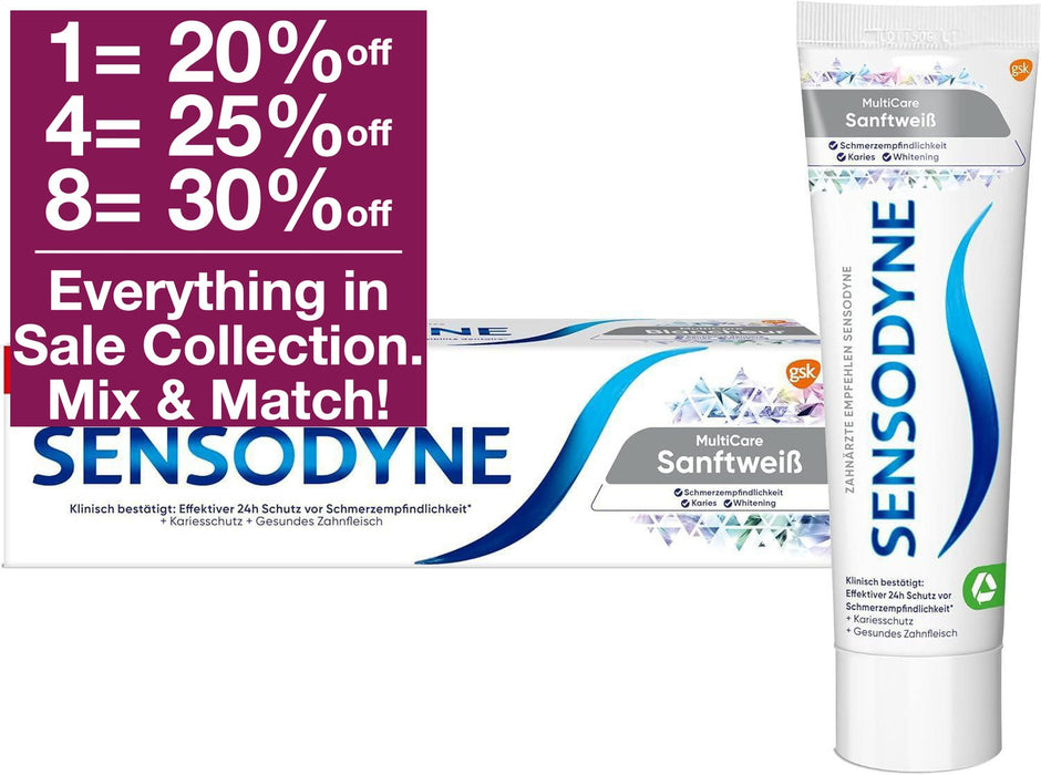 Sensodyne Multicare Gentle White Toothpaste 75 ml