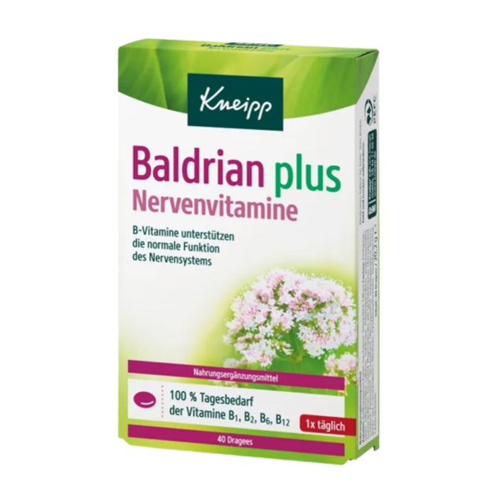 Kneipp Valerian Plus Nerve Vitamins Coated Tablets 40 tab