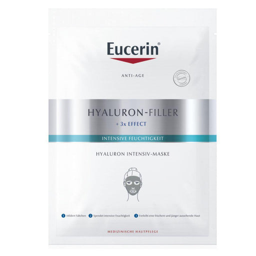 The Eucerin Hyaluron-Filler Intensive Mask reduces wrinkles in just 5 minutes and provides intensive moisture. It is soaked in a serum containing long and short chain hyaluronic acid. VicNic.com