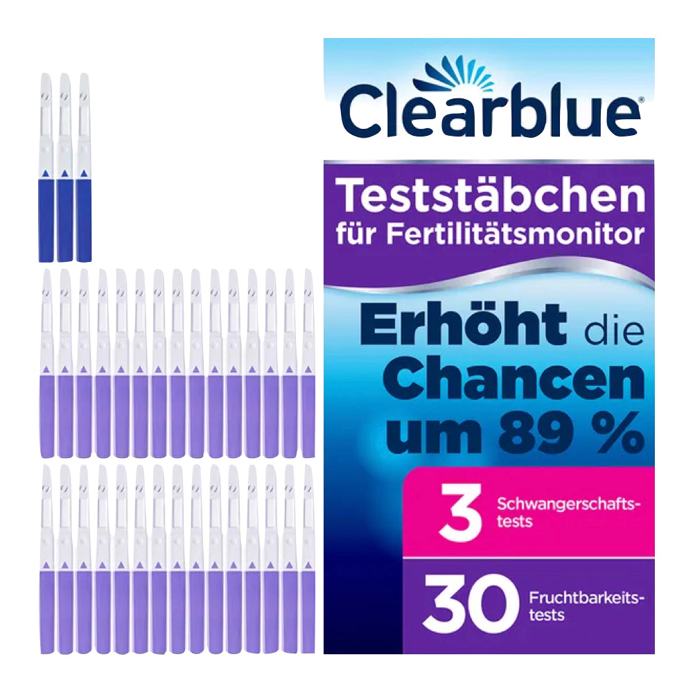 clear blue 排卵日チェッカー 30本入り 使い捨てスティック 妊活 排卵