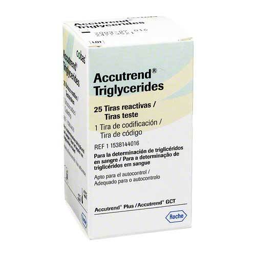 Accutrend Triglycerides Test Strips 25 pcs
