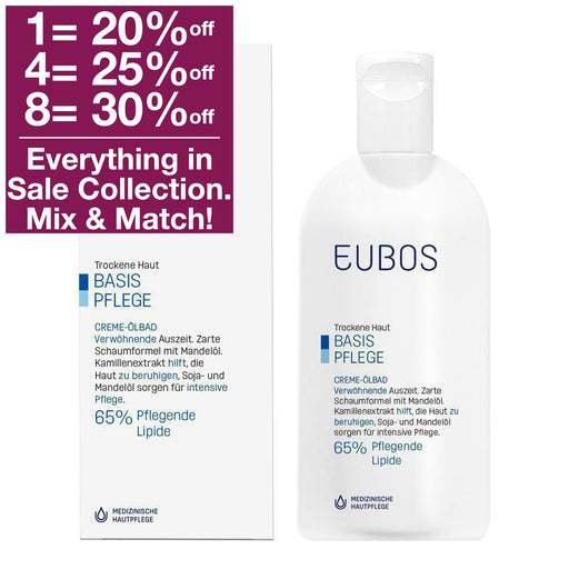 Eubos Basis Cream Bath Oil 200 ml