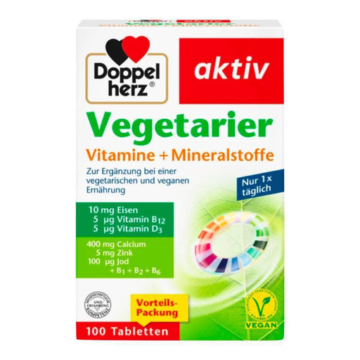 Doppelherz Vegetarian Mitamins + Minerals 100 pcs - VicNic.com