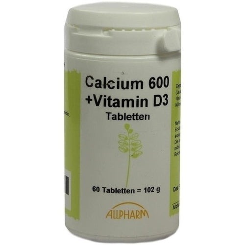 Allpharm Vertriebs Gmbh Calcium 600 Mg + D3 Tablets 60 pcs