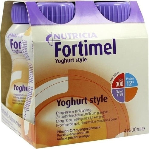 Nutricia Gmbh Fortimel Yogurt Style Peach Orange Flavor 4X200 ml