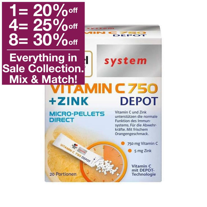 Doppelherz system Vitamin C 750 Depot 20 Sachets