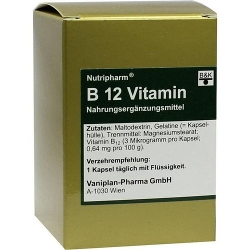 B&K Nutripharm Gmbh B12 Capsules 60 pcs