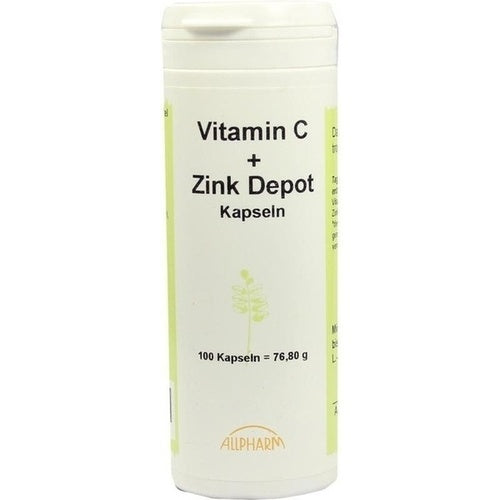 Allpharm Vertriebs Gmbh Vitamin C + Zinc Depot Capsules 100 pcs