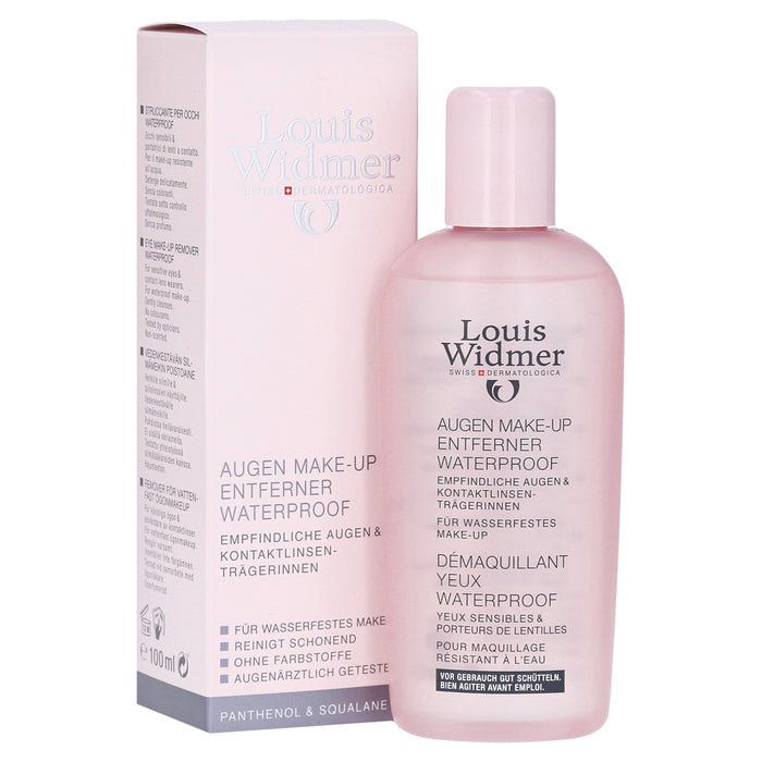 Louis Widmer Eye Make-Up Remover Waterproof Non-Oily 100 ml