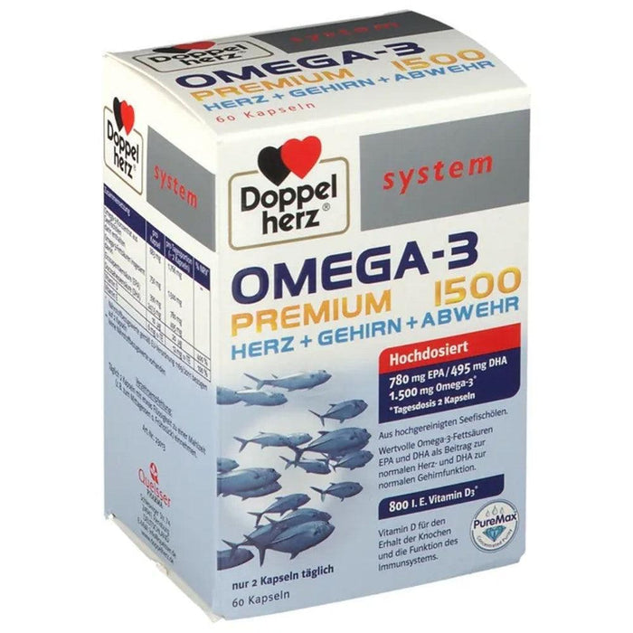 Doppelherz Omega-3 Premium 1500 60 Capsules