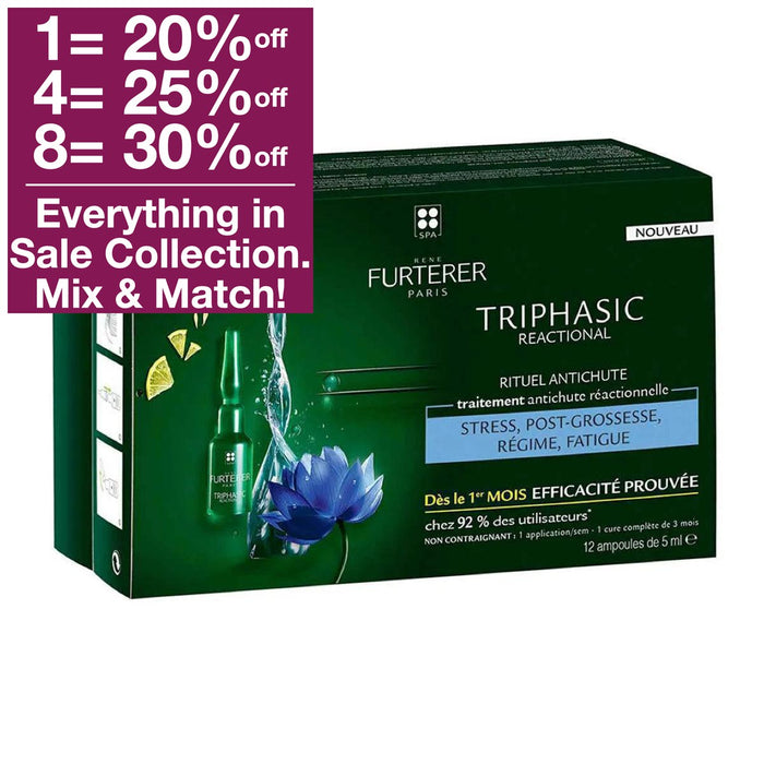 René Furterer Triphasic Reactional Hair Loss Treatment 12 X 5 ml