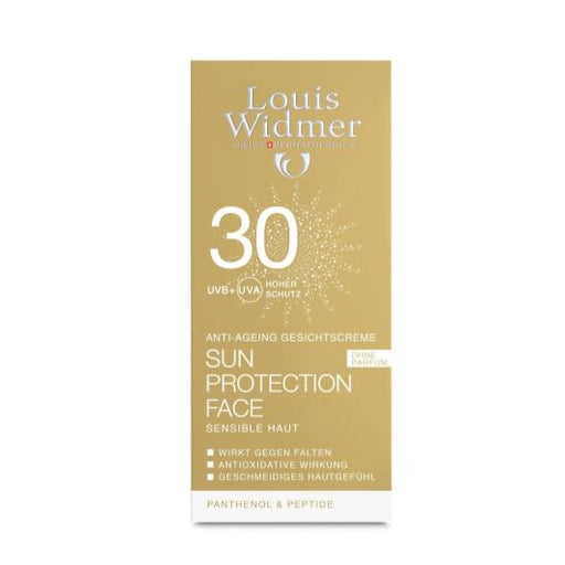 Louis Widmer Sun Protection Face Cream SPF 30 Unscented 50 ml - Swiss skin care on VicNic.com