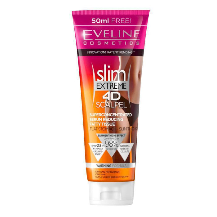 Eveline Cosmetics Slim Extreme 4D Scalpel Super-concentrated Serum Reducing Fatty Tissue 250 ml