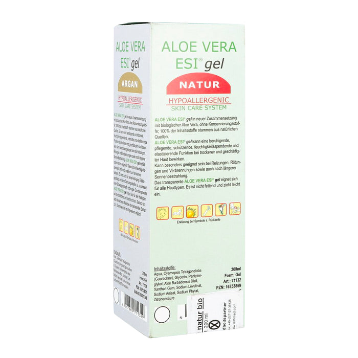 Aloe Vera ESI Gel Organic 200 ml box