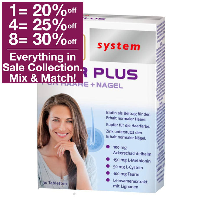 Doppelherz System Hair Plus for Hair & Nails Tablets 30 tab