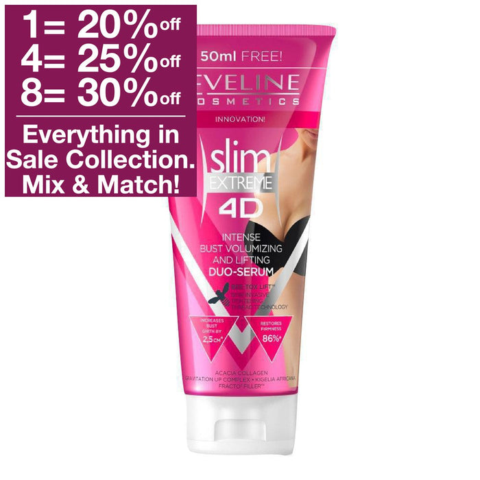Eveline Cosmetics Slim Extreme 4D Bust Volumizing & Lifting Duo-Serum