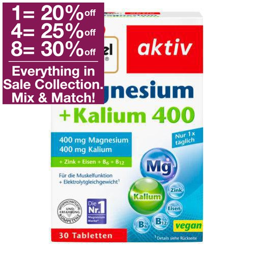 Doppelherz Magnesium + Potassium Tablets 30 tab