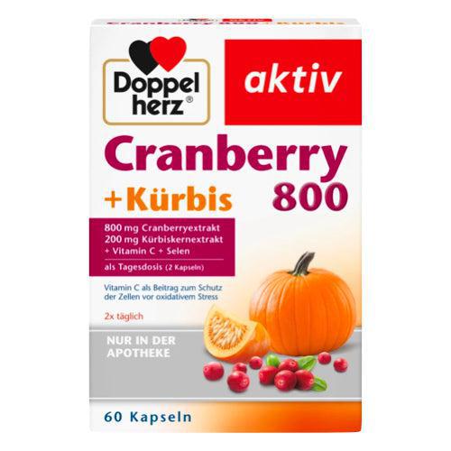 Doppelherz Cranberry, Pumpkin, Vitamin C & Selenium Capsules 60 cap