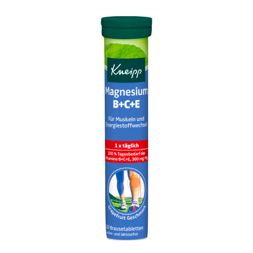 Kneipp Magnesium + Vitamins B + C + E Effervescent Tablets 20 tab