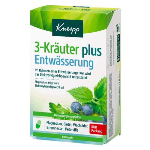 Kneipp 3-Herbs plus Drainage Capsules 60 cap