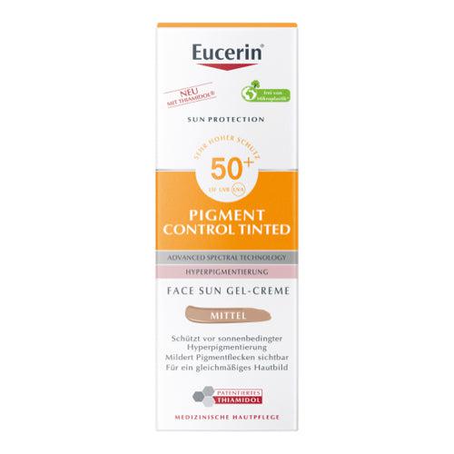 Eucerin Pigment Control Sun Fluid SPF 50+ (skin tone) box