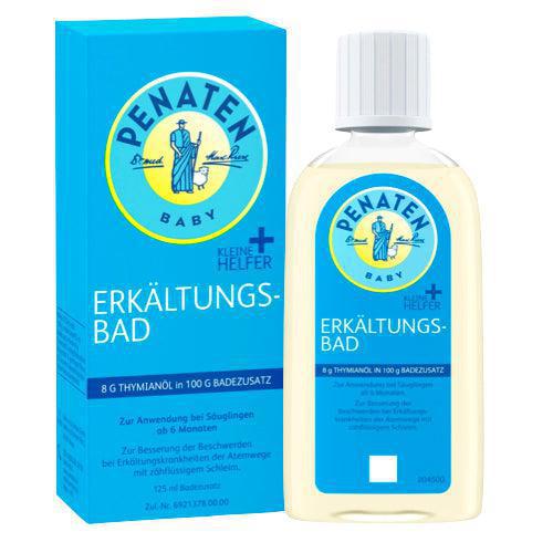 Penaten Baby Bath Oil for Cold Soothing 125 ml - Main Image