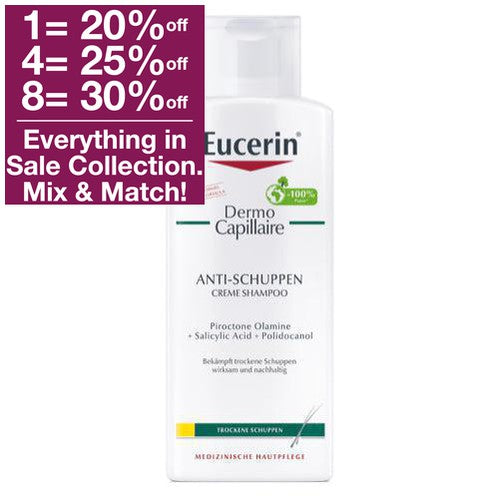 Eucerin DermoCapillaire Anti Dandruff Cream Shampoo 250 ml