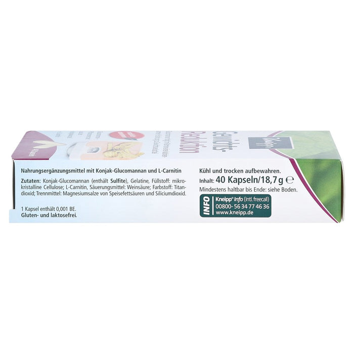 Kneipp weight reduction capsules 40 pcs