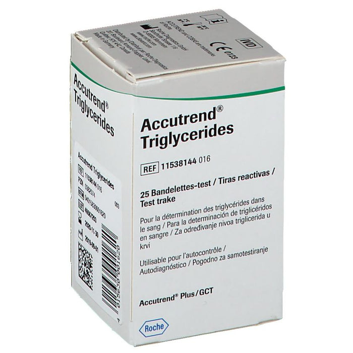 Accutrend Triglycerides Test Strips 25 pcs