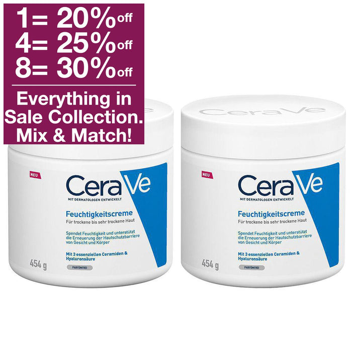 CeraVe Moisturizing Cream 2 x 454 g