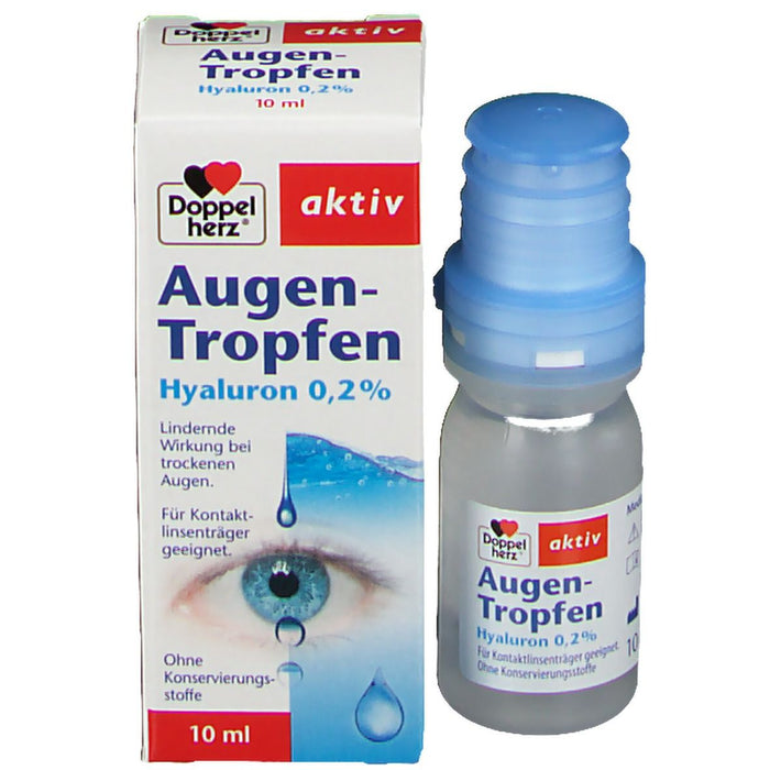 Doppelherz Eye Drops Hyaluron 0,2% 10 ml