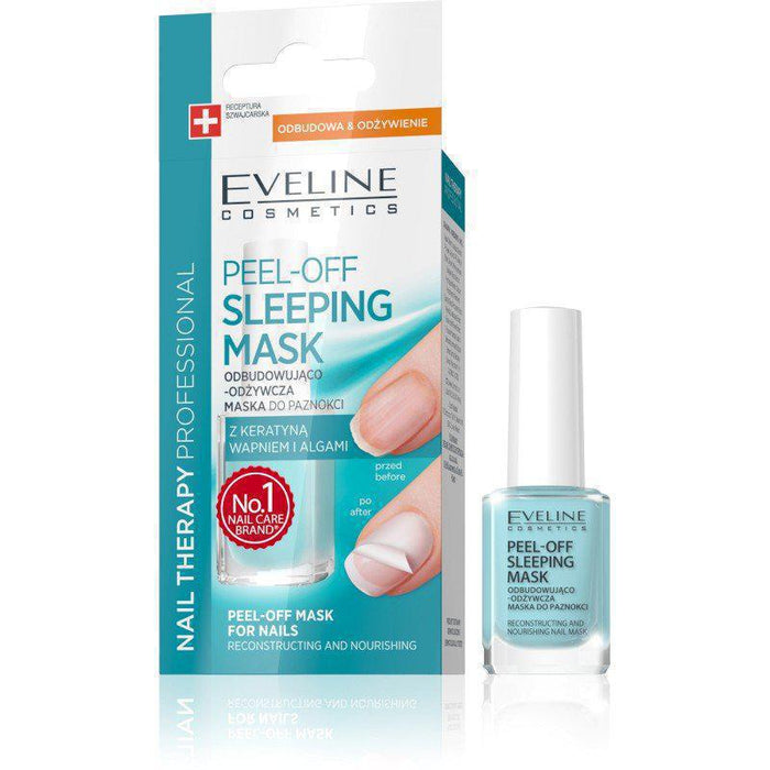 Eveline Cosmetics Nail Therapy Professional Peel-Off Sleeping Mask For Nails 12 ml