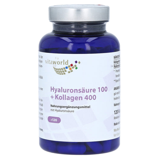 Hyaluronic 100 + Collagen 400 Capsules 120 pcs