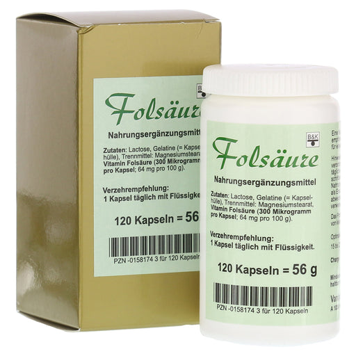 Folic Acid Capsules 120 pcs