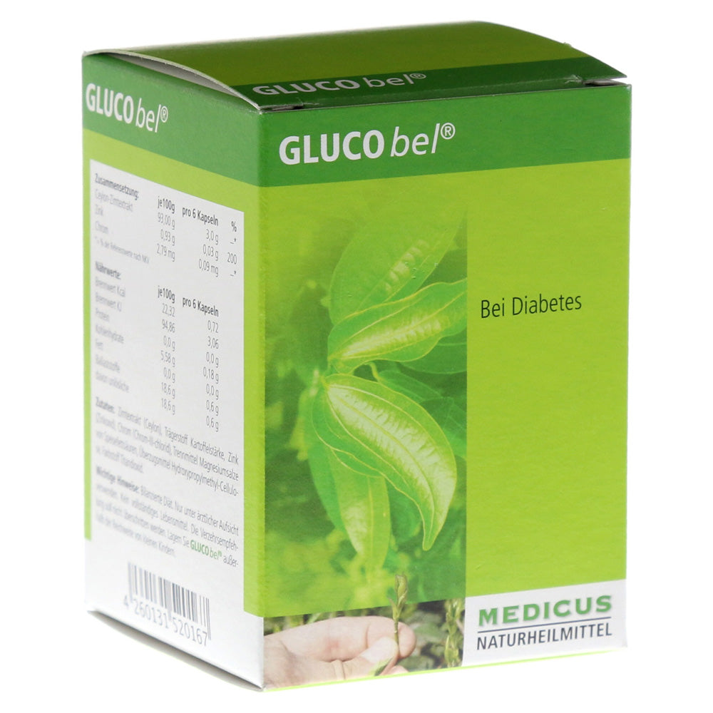 Glucobel Diabetics Capsules 20 Pcs   VicNic.com