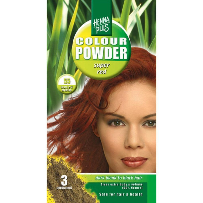 Henna Plus Color Powder Super Red 55 100 g