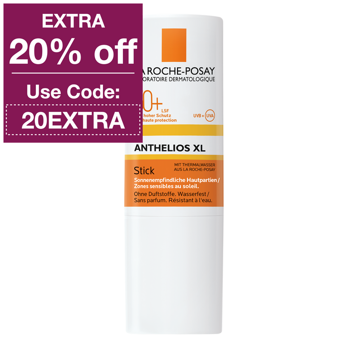 La Roche-Posay ANTHELIOS XL offers very high protection for areas that are sun-sensitive and/or over-exposure to the sun, especially convenient to protect the skin from areas that are over-exposed : eye area, nose, ears, scars, moles.