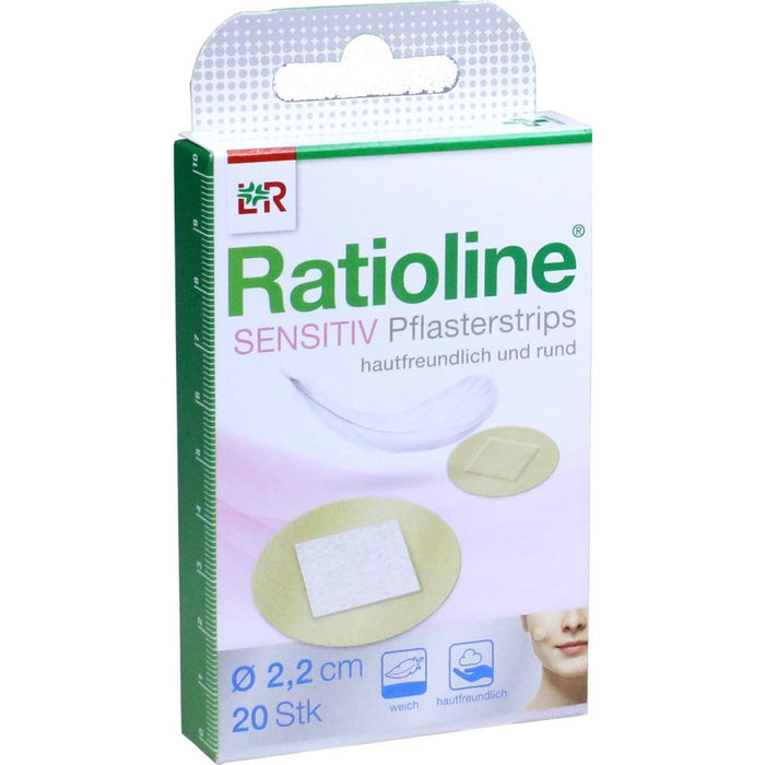 Ratioline Sensitive Plaster Strips - Round 20 pcs