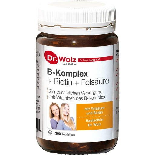 B-complex vitamins, including folic acid and biotin, are very important for a healthy metabolism. Dr. Wolz B Complex + Biotin + Folic Acid Tablets is a dietary supplement contains high quality of vitamin B-complex. VicNic.com