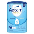 Aptamil Pronutra PRE milk powder container on a white background