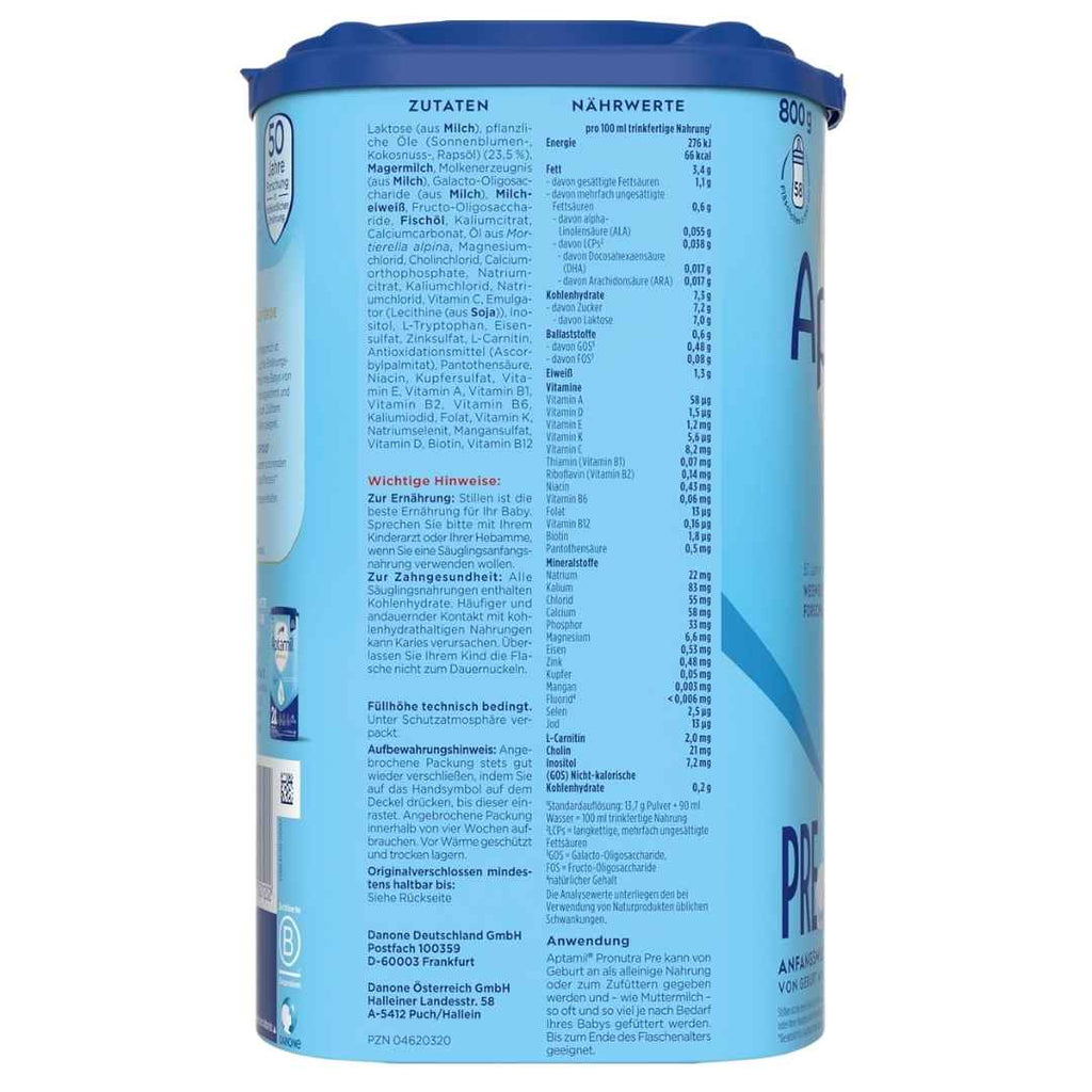 Blue container with text on a white background