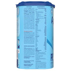 Blue container with text on a white background