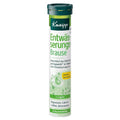 A single tube of Kneipp 'Entwässerungsbrause' (electrothermal foot bath tablets) on a plain white background.