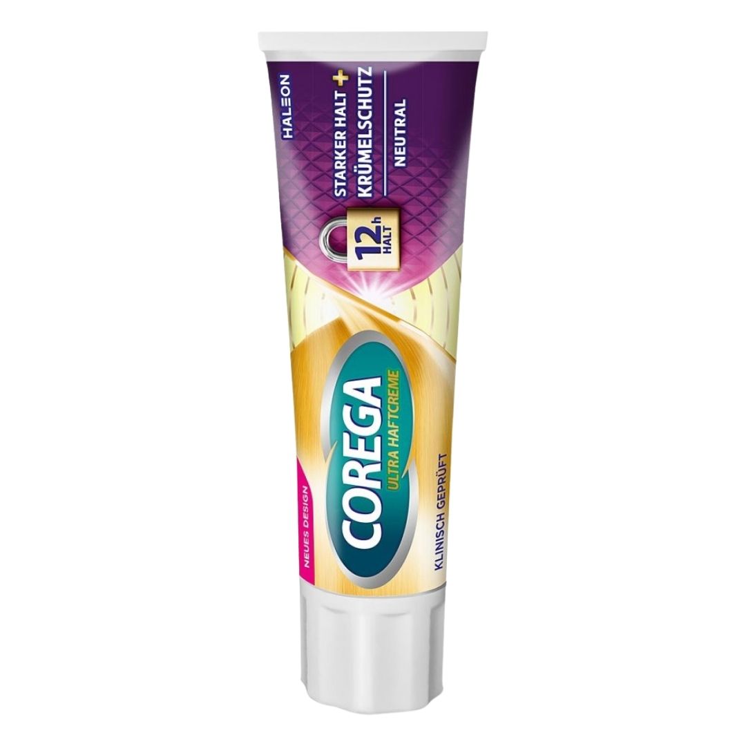 Corega Denture Ultra Adhesive Cream Neutral Taste 40 גרם