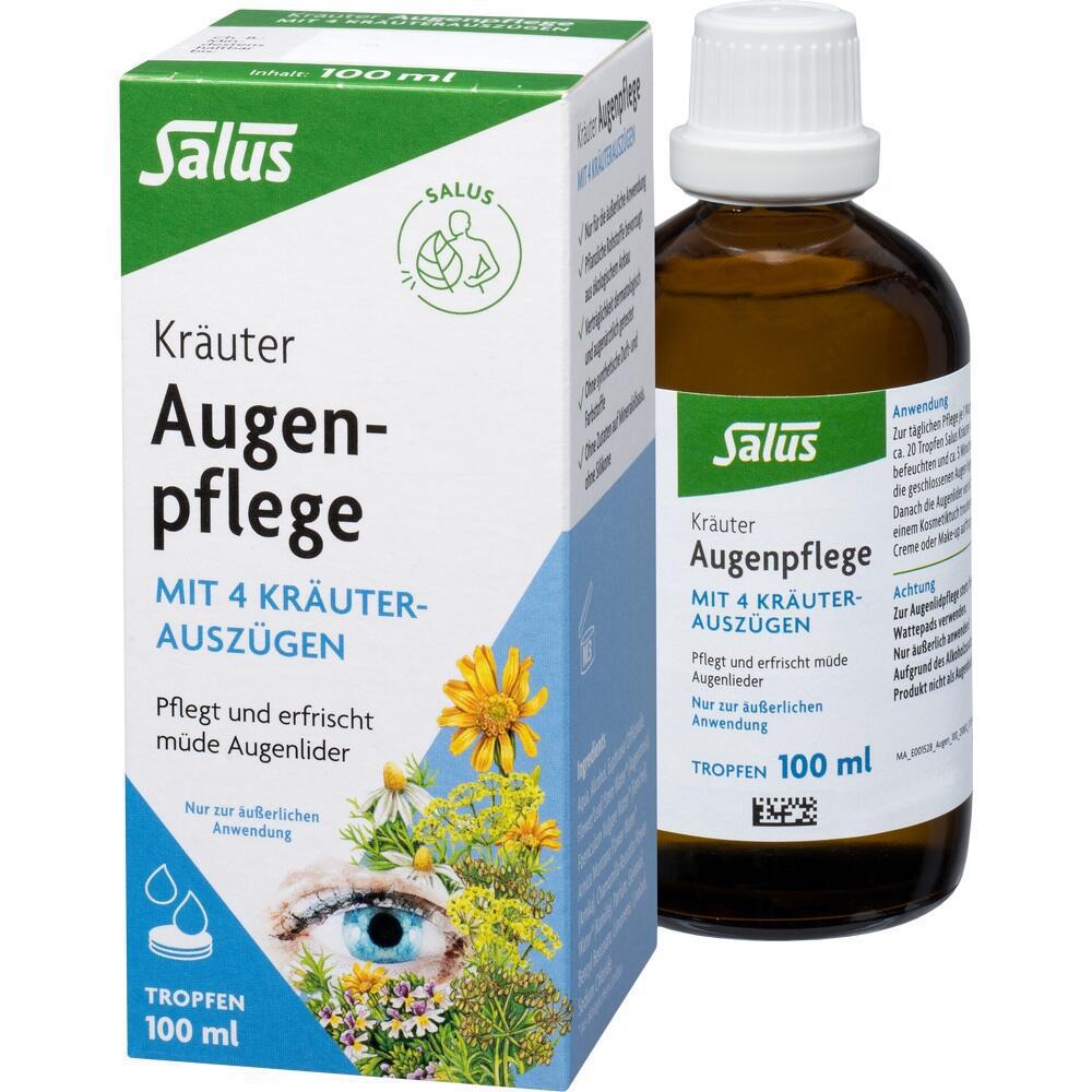 The use of Salus eye care is beneficial for eyelids with herbal extracts from eyebright, arnica, fennel and camomile.  Nourishes and refreshes tired eyelids, particularly recommended for eyes that are stressed by drafts and strong sunlight, working frequently on the computer, reading a lot or watching a lot of television.