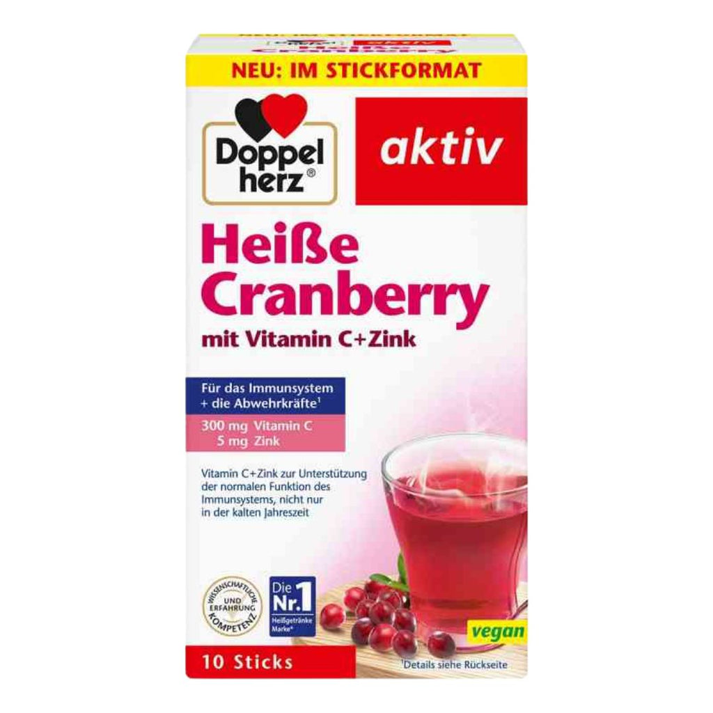Doppelherz Drink with Vitamin C & Zinc - Cranberry 10 sachets